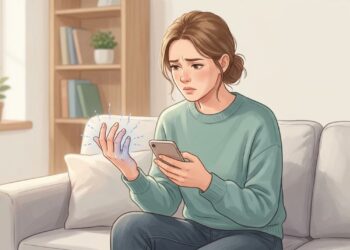 Dormência no mindinho e no anelar ao segurar o celular pode estar relacionada ao nervo ulnar.
