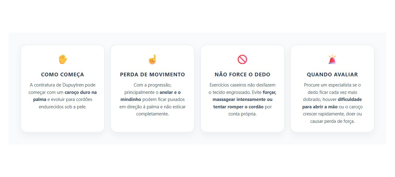 Caroço Duro na Palma e Dedo Dobrado: Sinais de Contratura de Dupuytren