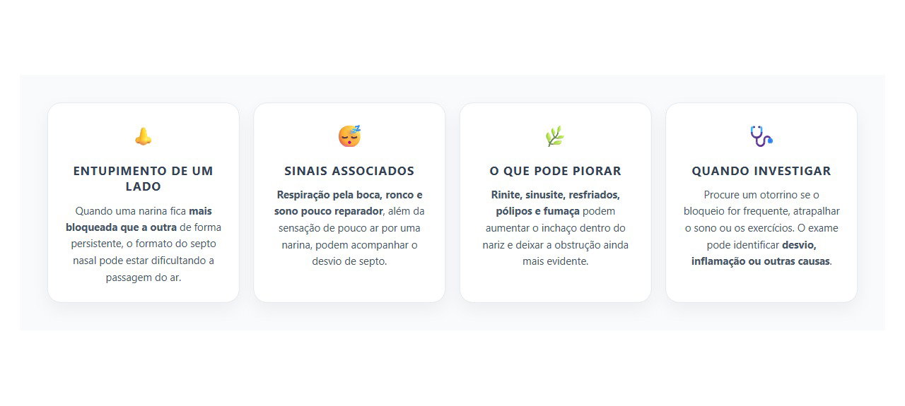 Narina Sempre Entupida de um Lado: Pode Ser Desvio de Septo