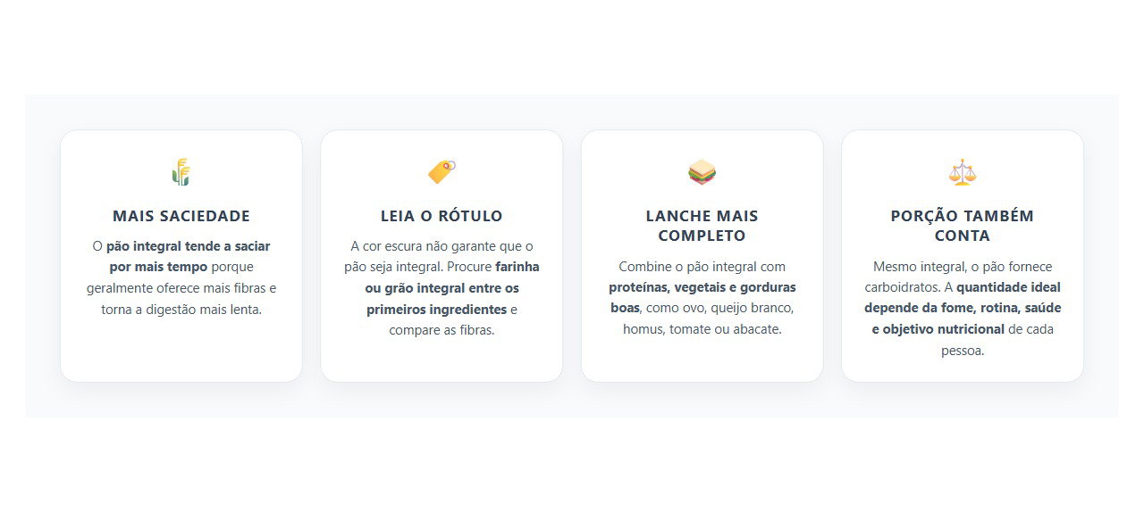 Pão Integral ou Branco: Qual Segura a Fome por Mais Tempo?