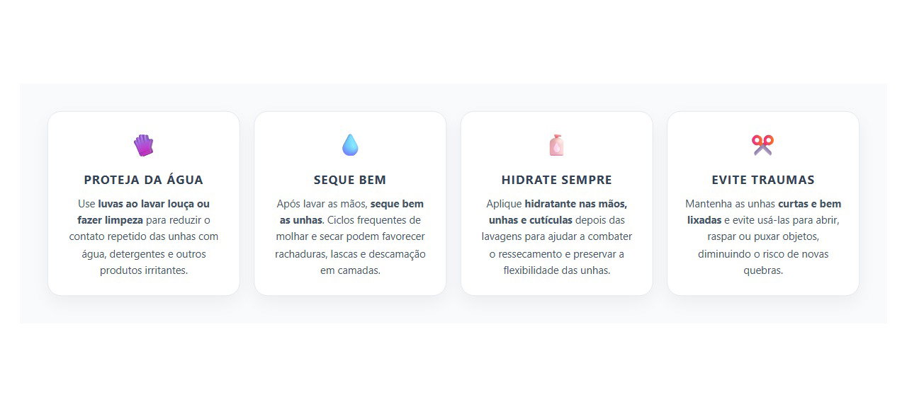 Unhas Descascando e Quebrando? 4 Cuidados para Evitar o Enfraquecimento