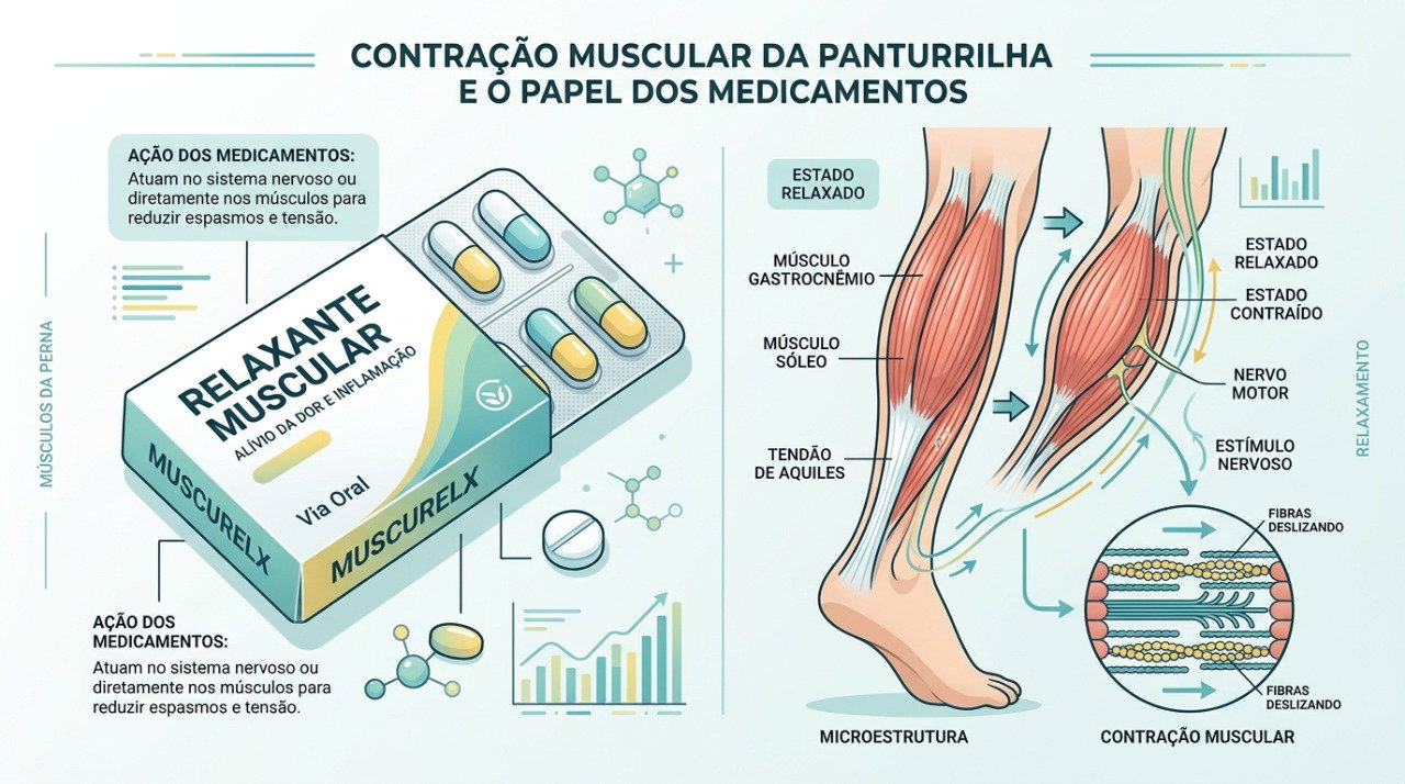 Alguns medicamentos podem estar associados ao surgimento ou à piora de cãibras.