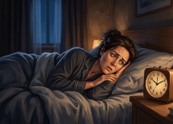 Olhar o relógio durante um despertar noturno pode aumentar a preocupação e dificultar a volta do sono.