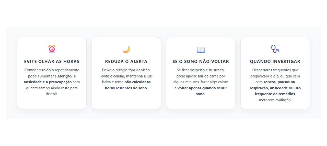 Acordou de Madrugada? Olhar o Relógio Pode Dificultar a Volta do Sono