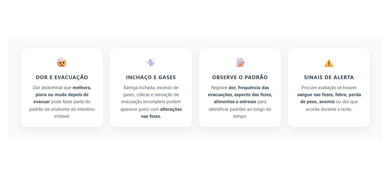 Barriga Inchada e Dor Após Evacuar: Sinais que Podem Indicar Intestino Irritável