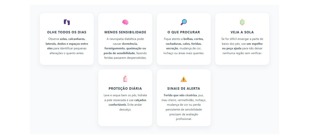 Pé Diabético: Sinais nos Pés que Podem Aparecer Mesmo Sem Dor