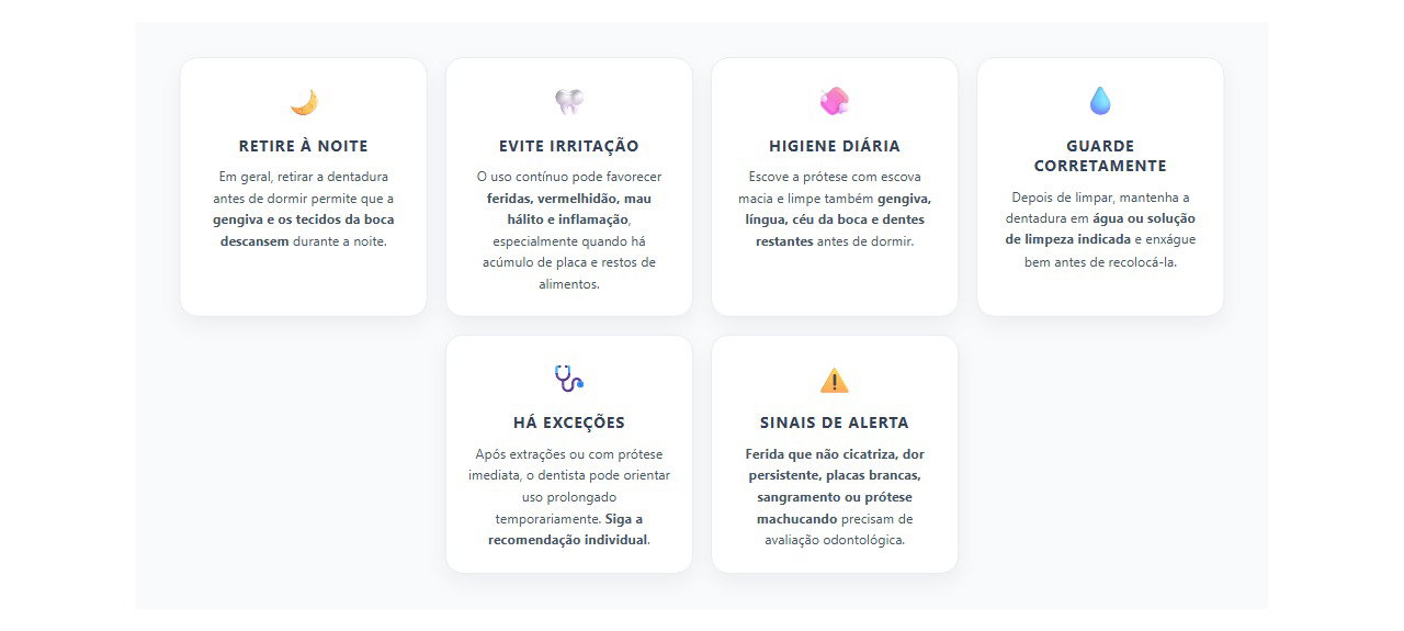 Dormir com Dentadura: Por Que Retirar a Prótese à Noite Pode Proteger a Boca