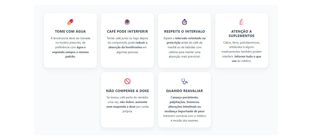 Levotiroxina e Café: Por Que Esperar Pode Melhorar a Absorção do Remédio