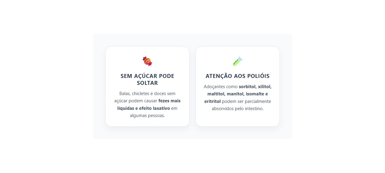 Balas e Chicletes Sem Açúcar: Adoçantes Podem Causar Diarreia e Gases