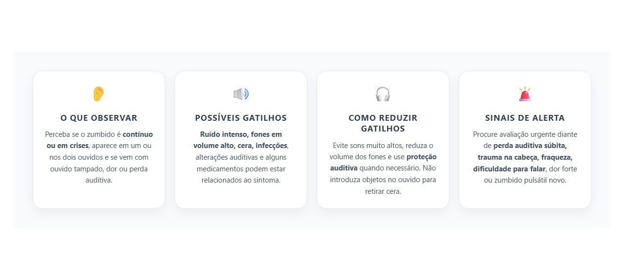 Zumbido no Ouvido: Quando Observar e Quando Procurar Avaliação