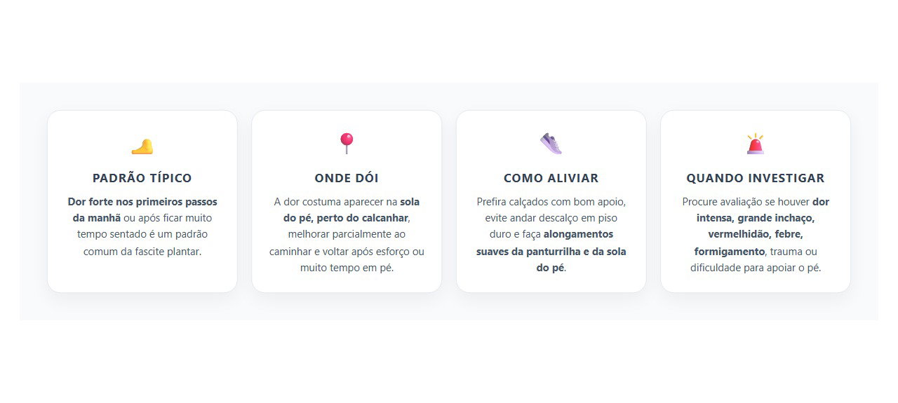 Dor no Calcanhar ao Acordar: Um Padrão Típico de Fascite Plantar
