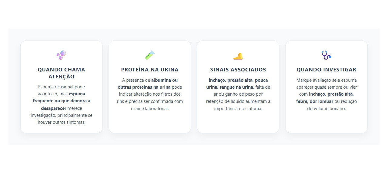 Urina com Espuma Frequente: Quando Pode Indicar Proteína e Merece Investigação