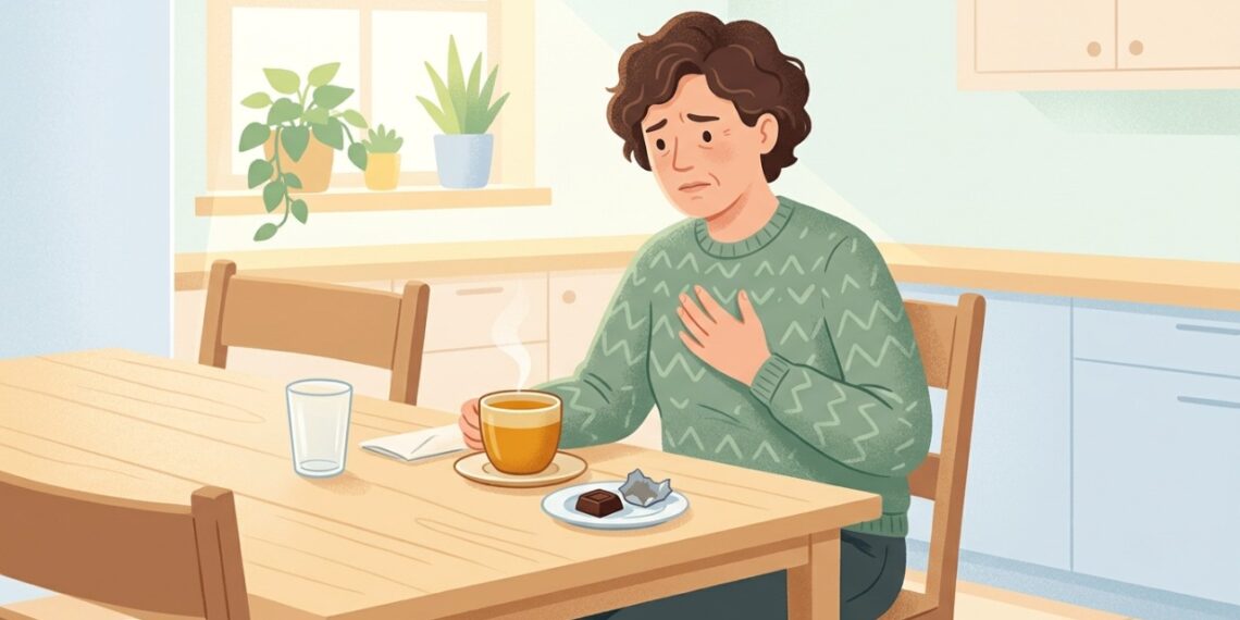 Café, chocolate e alimentos gordurosos podem desencadear azia em algumas pessoas. NIDDK
