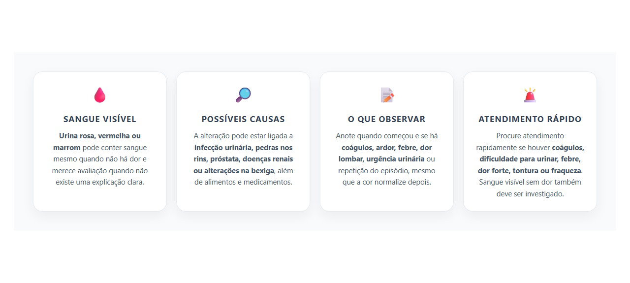 Urina Rosada ou Avermelhada: Quando o Sangue na Urina Precisa Ser Investigado