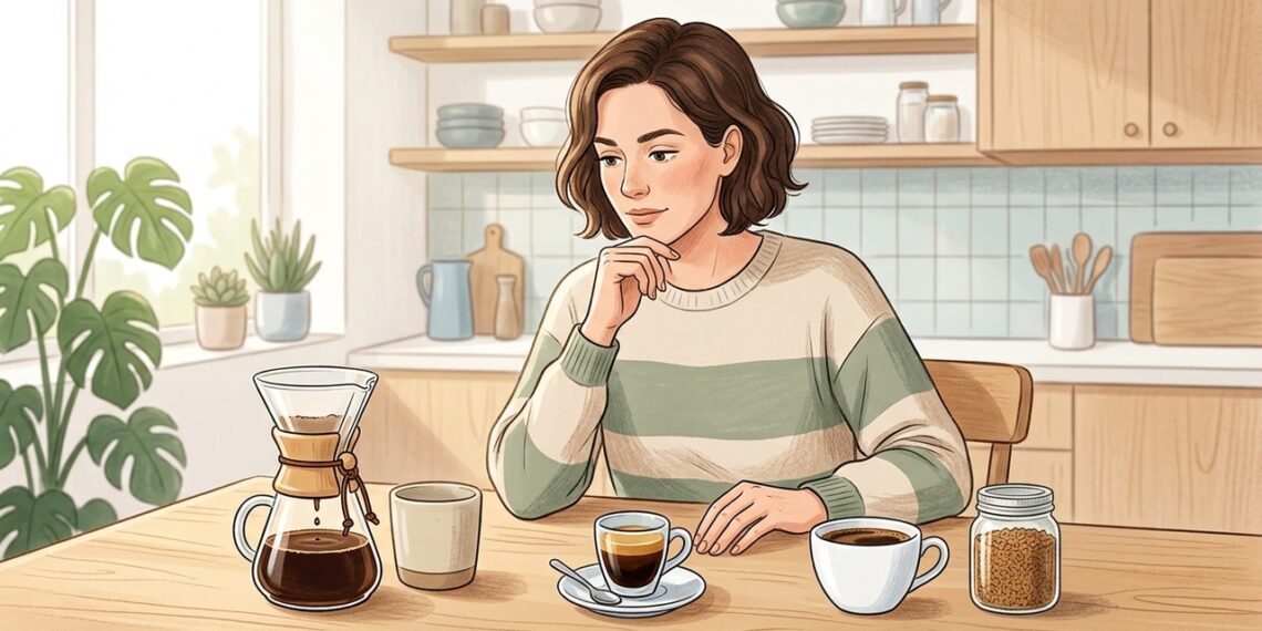 O método de preparo e a quantidade consumida influenciam a escolha do café mais saudável.
