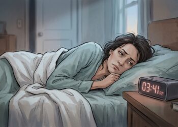 Acordar cedo demais e não conseguir voltar a dormir pode ser um sinal de insônia quando se torna frequente.