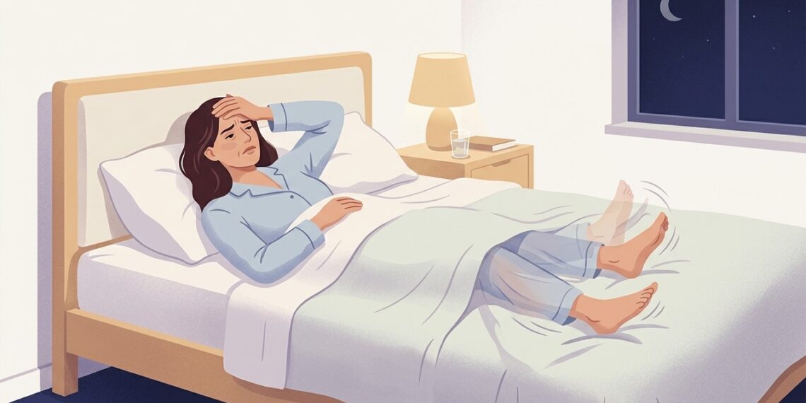 Pernas inquietas costumam piorar no repouso e podem dificultar o início e a continuidade do sono.