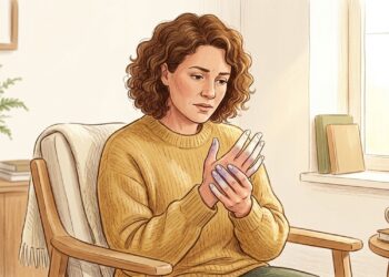 Dedos brancos ou azulados no frio podem ocorrer por contração exagerada dos pequenos vasos sanguíneos.