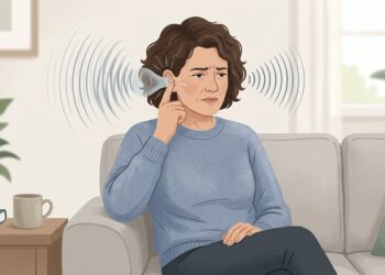 Ouvido tampado e audição abafada podem ocorrer quando o excesso de cera bloqueia o canal auditivo.