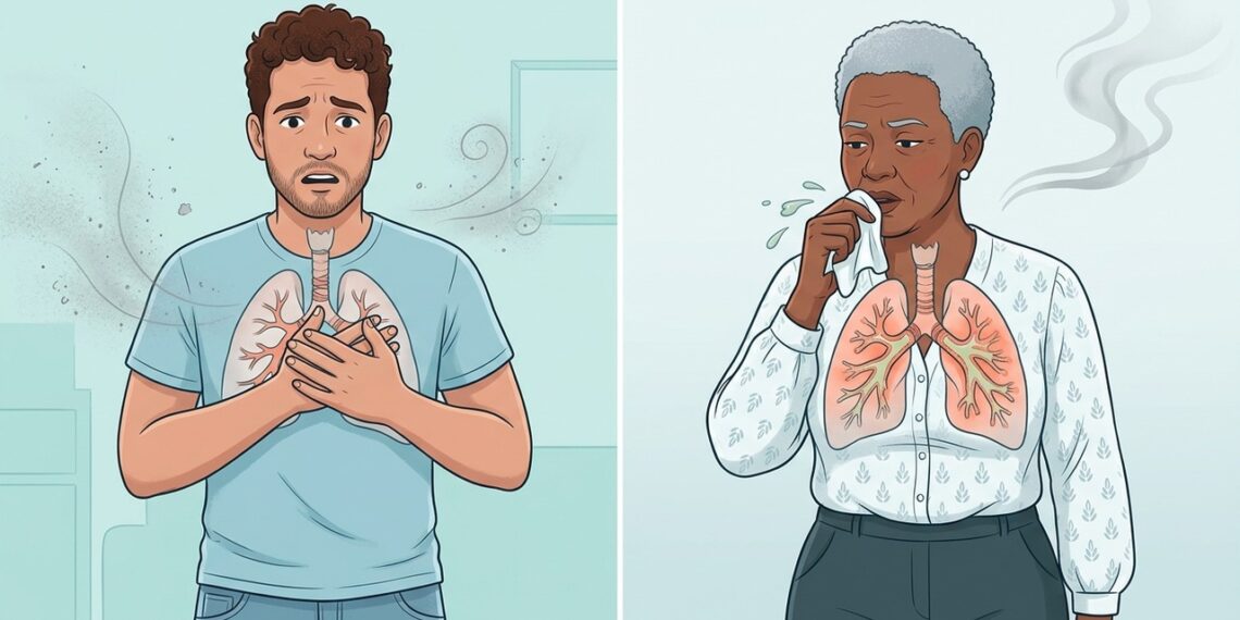 Bronquite e asma nas vias respiratórias produzem sintomas diferentes e demandam manejos distintos