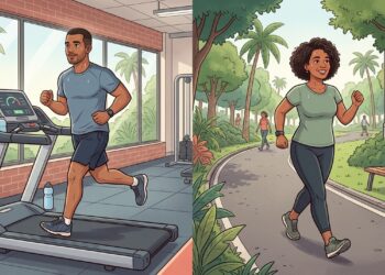 Correr na esteira ou caminhar ao ar livre: qual é melhor para o coração?