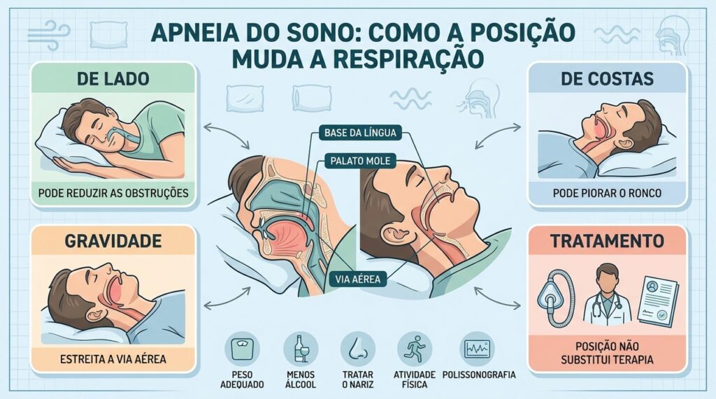 Dormir de lado, tratar fatores de risco e investigar a apneia ajudam no controle do ronco.
