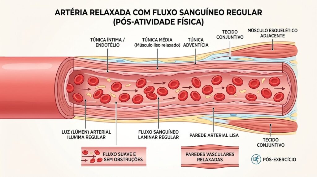 A prática regular de exercícios aeróbicos pode favorecer o funcionamento dos vasos e ajudar a reduzir a pressão arterial.