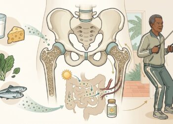 A osteoporose não se deve apenas à falta de cálcio, mas também à deficiência de vitamina D, que compromete a absorção do mineral no intestino