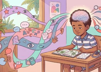 Autismo, TDAH e dislexia não são 3 caixas separadas e o cérebro os trata como um contínuo do neurodesenvolvimento