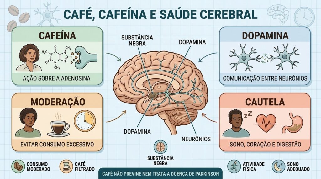 Cafeína, dopamina, moderação e cautela resumem a relação entre café e cérebro.