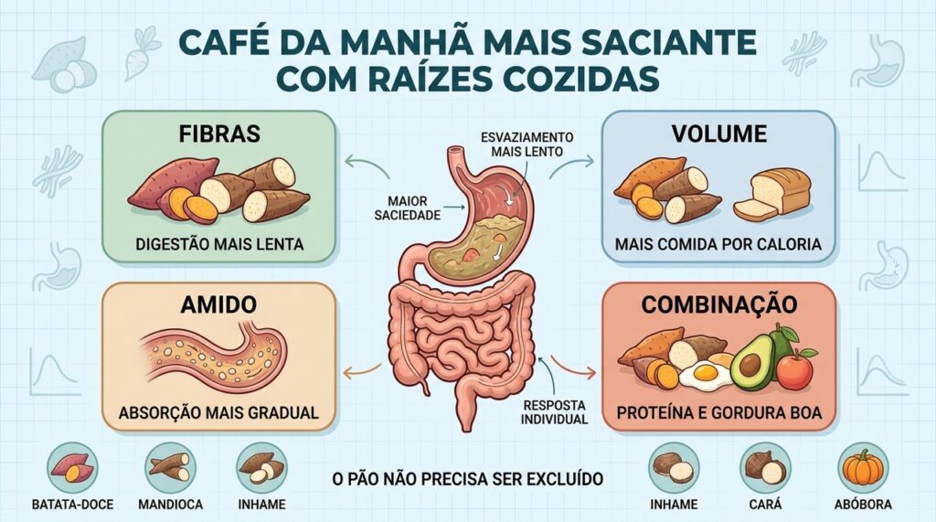 Fibras, volume, amido e boas combinações podem aumentar a saciedade matinal.