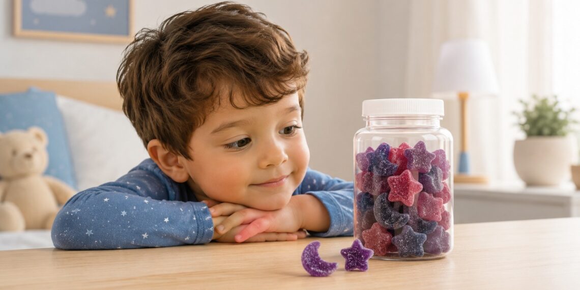 Gomas de melatonina podem ser confundidas com doces e favorecer a ingestão acidental por crianças.