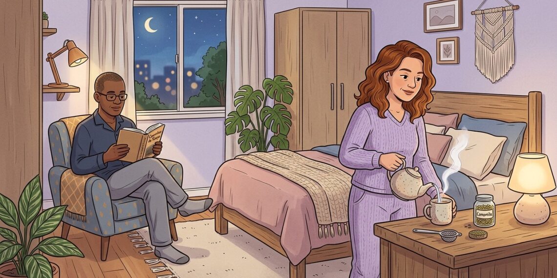 Chás que auxiliam o sono e diminuem a ansiedade antes de dormir