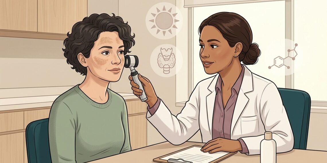 Manchas escuras que surgem no rosto sem explicação clara não são só efeito do sol, podem ser sinal de melasma ou alteração hormonal