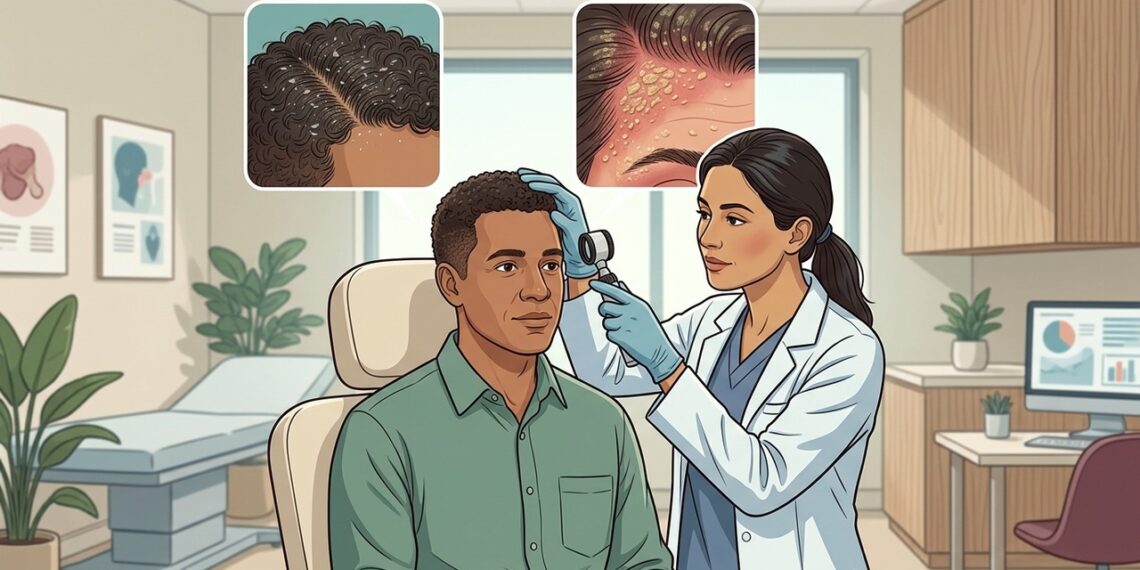 Dermatite seborreica e caspa comum não são a mesma coisa, e o tratamento também muda