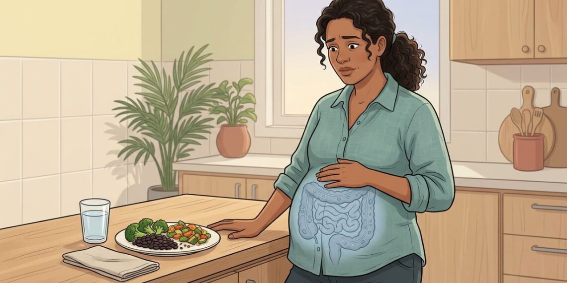 Barriga inchada nem sempre significa que a pessoa comeu demais