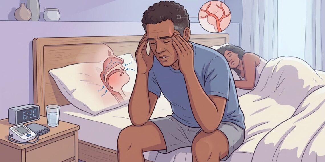 Dor de cabeça ao acordar sem noite mal dormida pode indicar apneia do sono ou pressão alta