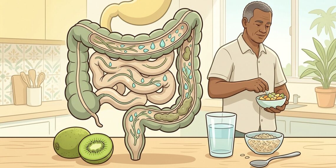 Constipação intestinal: como o consumo de kiwi afeta o funcionamento do intestino