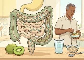 Constipação intestinal: como o consumo de kiwi afeta o funcionamento do intestino