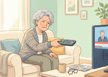 Aumentar cada vez mais o volume da TV pode ser um sinal de perda auditiva.