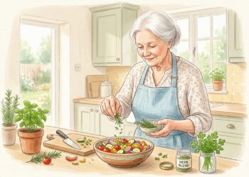 Uma alimentação com menos sódio e mais alimentos frescos ajuda a controlar a pressão arterial em idosos.