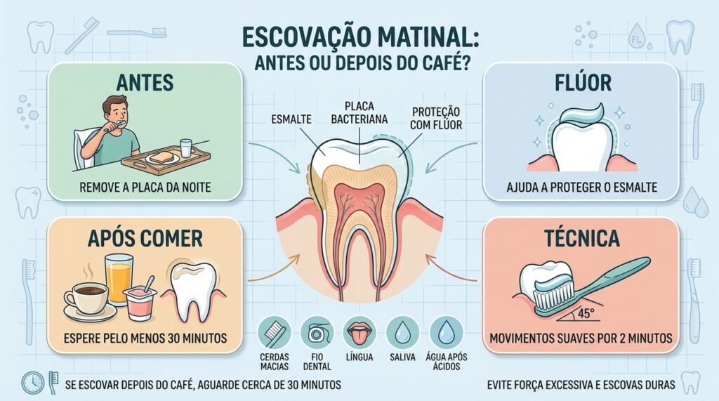 Horário, flúor e técnica correta ajudam a preservar o esmalte ao escovar.