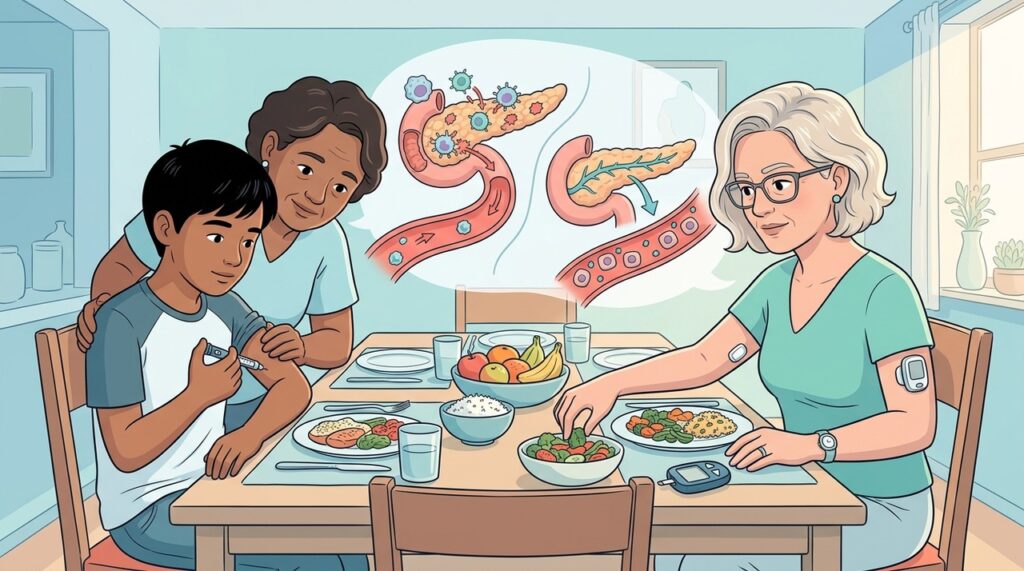 Entender as diferenças entre os tipos de diabetes facilita reconhecer sintomas e buscar tratamento adequado.