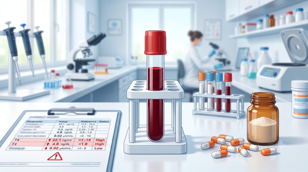 A biotina pode interferir na leitura de exames hormonais, cardíacos e da tireoide.
