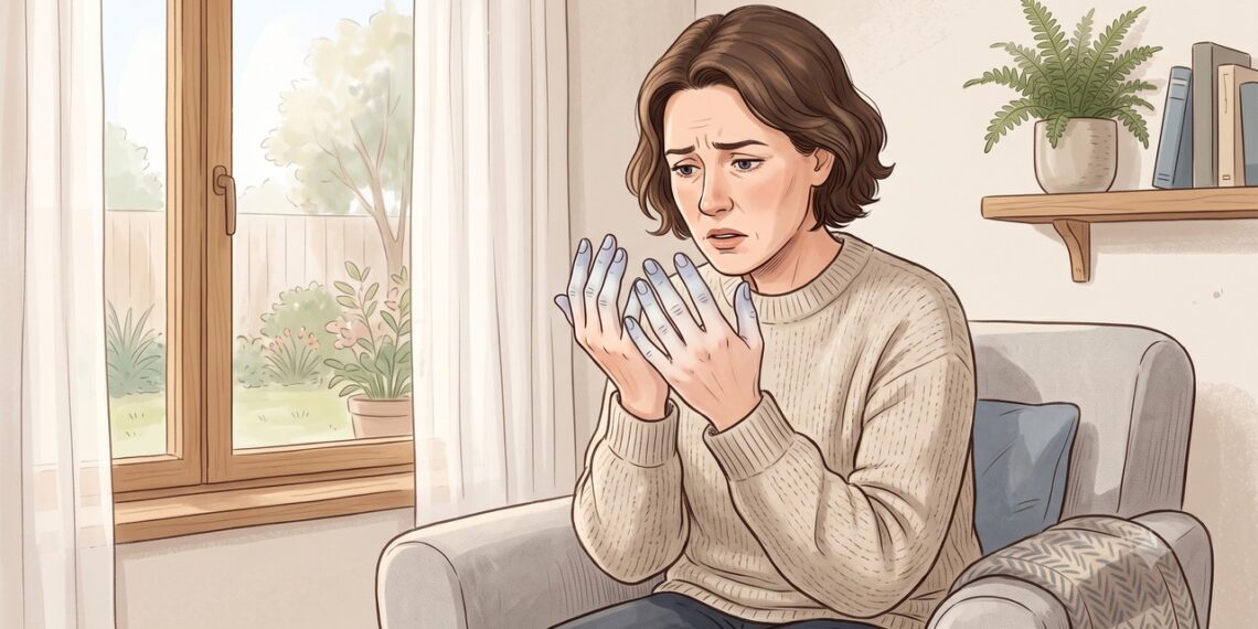 Dedos que mudam de cor no frio e formigam ao aquecer podem indicar fenômeno de Raynaud.