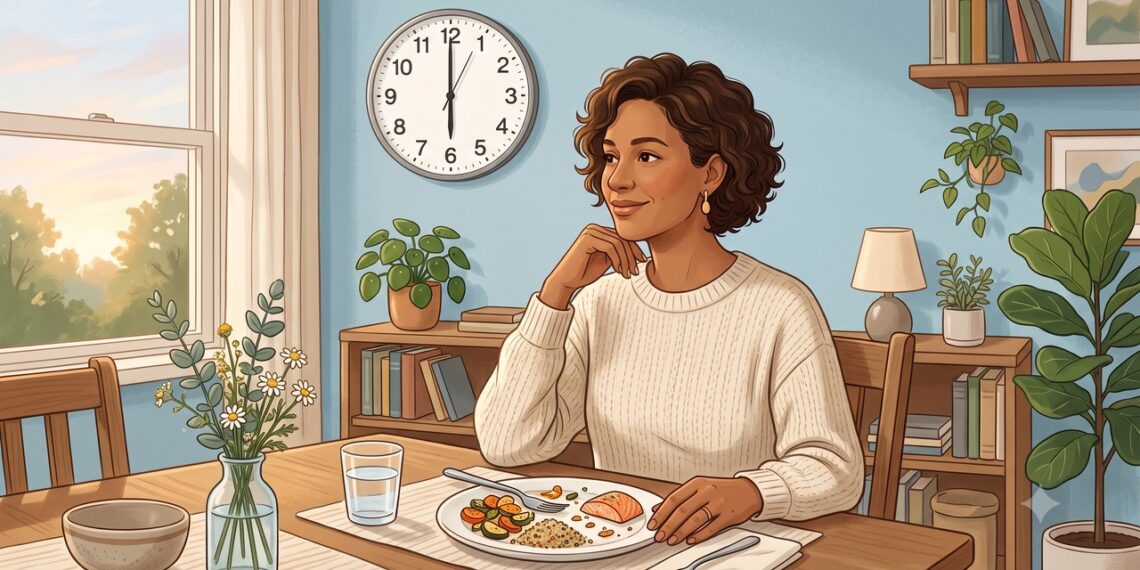 A janela alimentar entre 8h e 18h foi associada a mais tempo de sono e adormecer mais cedo.