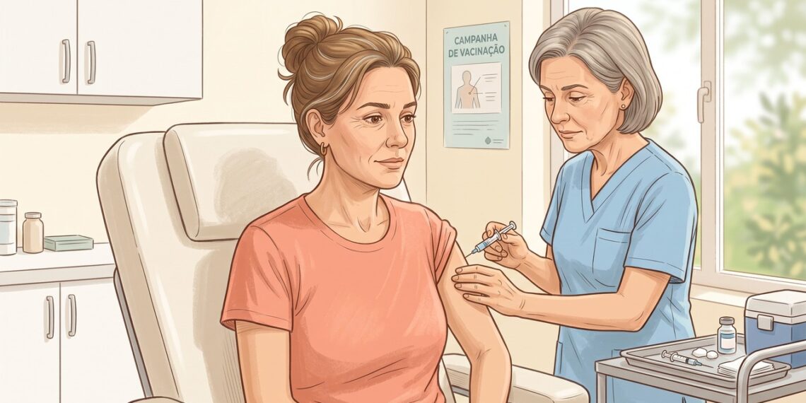 O CDC recomenda a vacina pneumocócica de rotina para adultos a partir dos 50 anos.