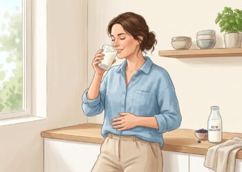 O consumo diário de kefir sem lactose foi associado à redução de sintomas gastrointestinais em adultos jovens.