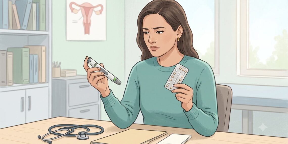 Mounjaro pode exigir proteção contraceptiva adicional após o início e o aumento da dose.
