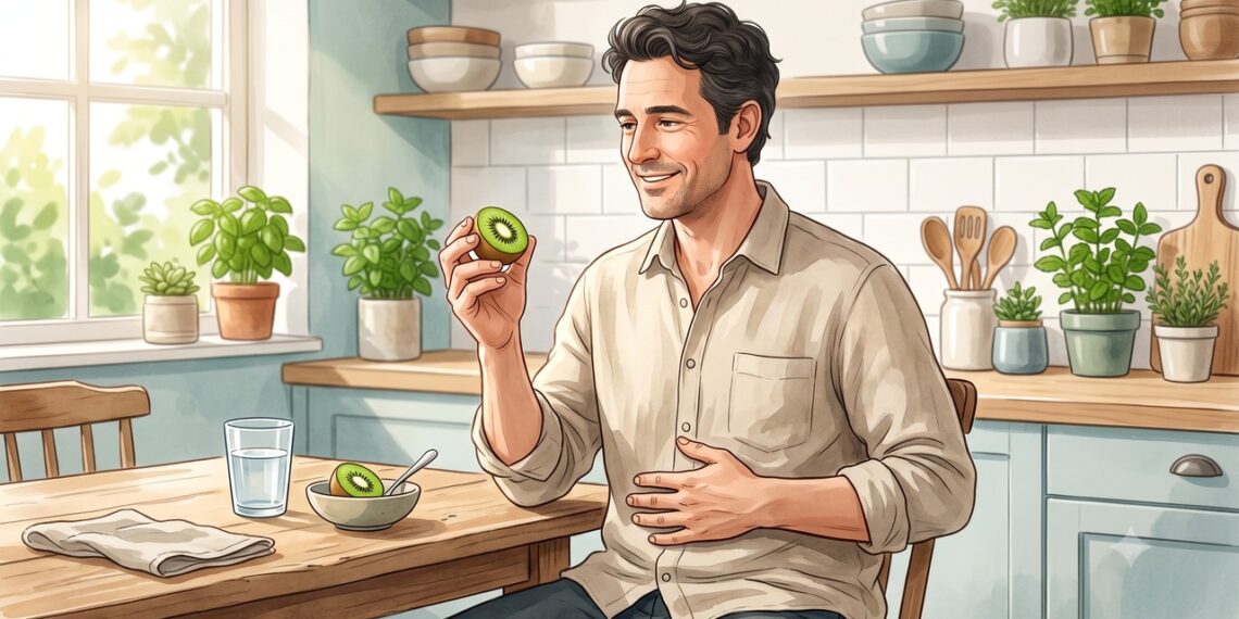 O kiwi ajudou na constipação e apresentou menos efeitos indesejados no estudo.